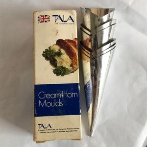 Vintage Tala - England Cream Horn Molds Set of 6